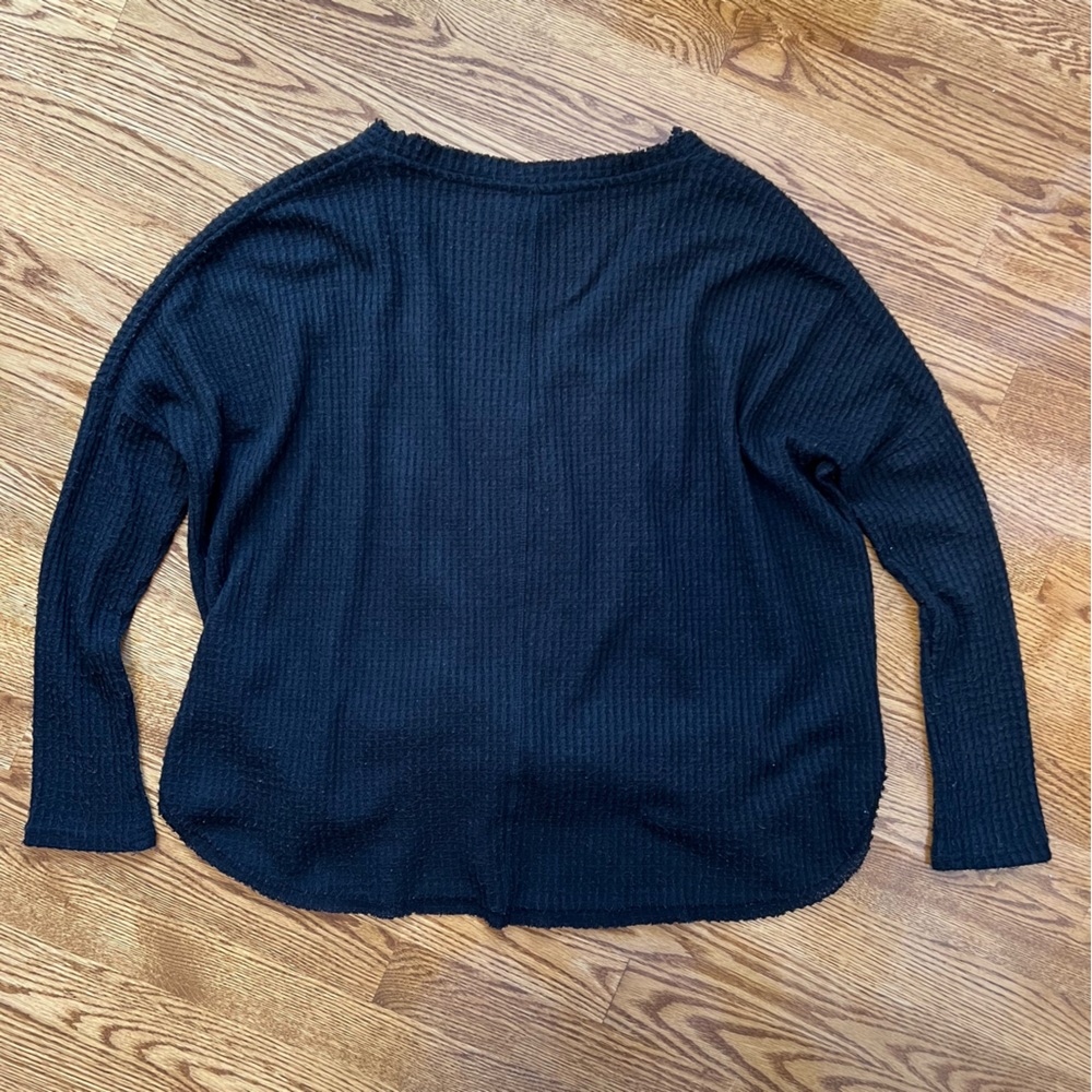 UO Out from Under Longsleeve Waffleknit Top - Picture 2 of 13